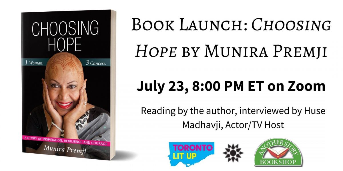 Toronto Lit Up: Virtual Book Launch and Reading